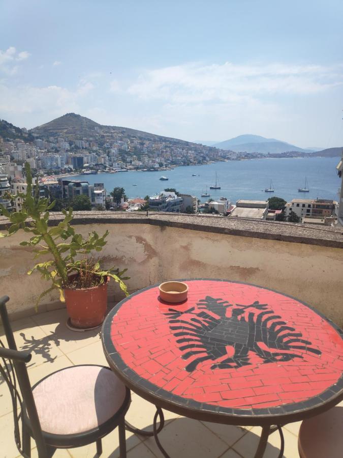 Private Studio Sea View 2 Minutes Away From Beach Sarande Exterior photo