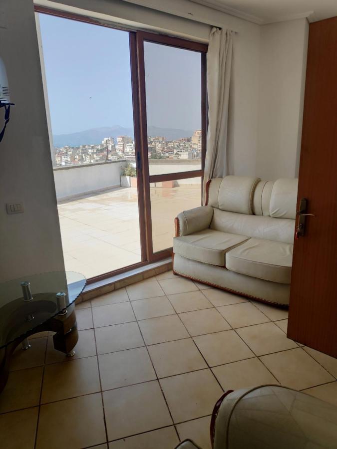 Private Studio Sea View 2 Minutes Away From Beach Sarande Exterior photo