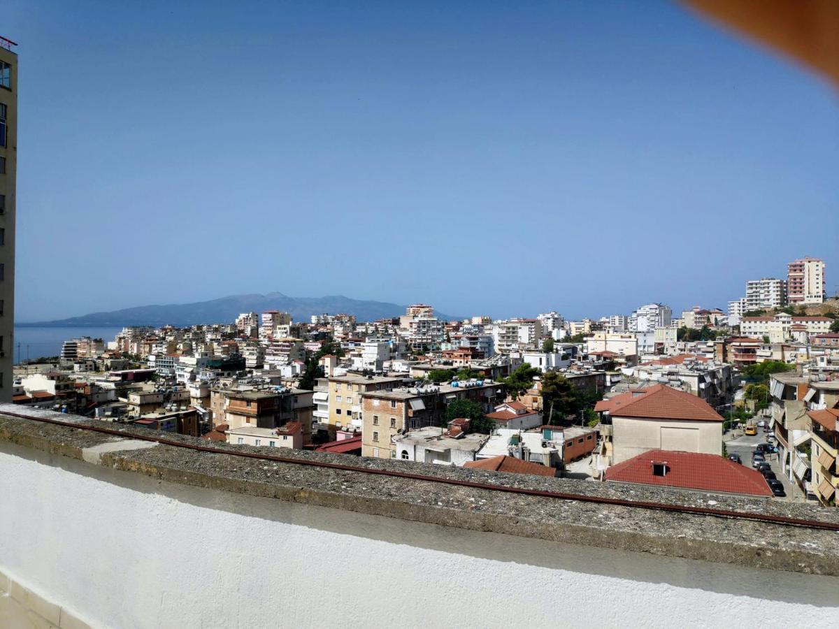 Private Studio Sea View 2 Minutes Away From Beach Sarande Exterior photo