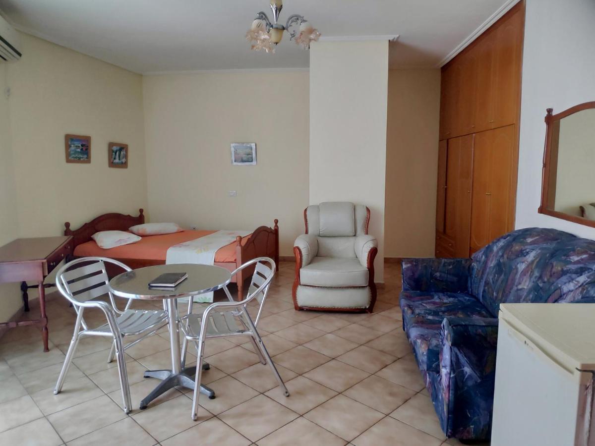Private Studio Sea View 2 Minutes Away From Beach Sarande Exterior photo