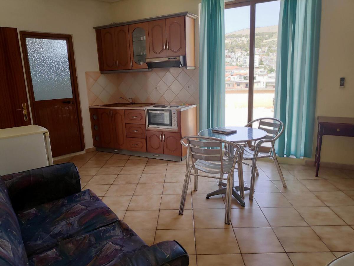Private Studio Sea View 2 Minutes Away From Beach Sarande Exterior photo