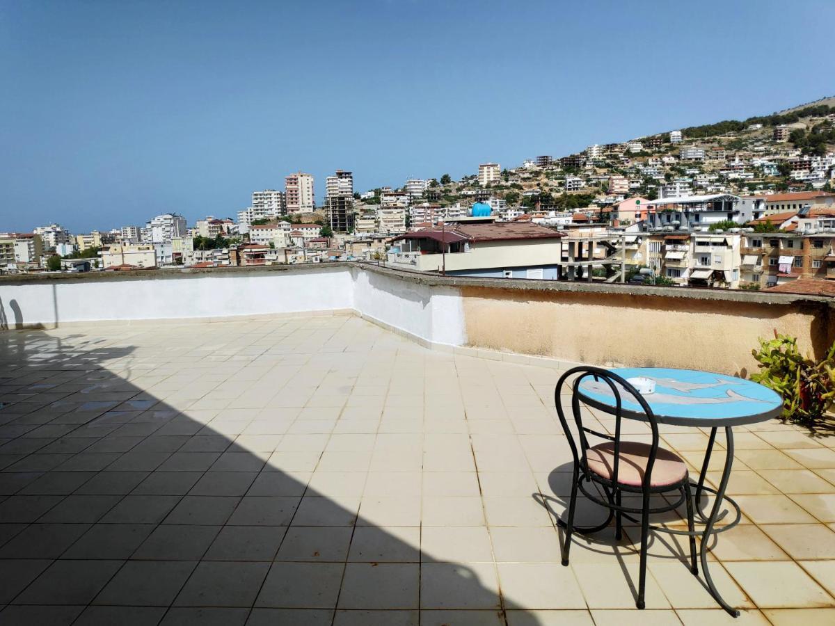 Private Studio Sea View 2 Minutes Away From Beach Sarande Exterior photo